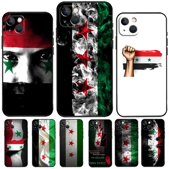 Sirijos vėliava Telefono dėklas Skirtas iPhone 12 13 Mini 11 14, Pro Max XS XR X 6S 7 8 Plus SE 2020 Galinį Dangtelį Shell