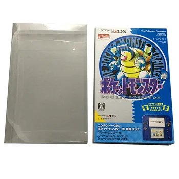 Skaidrus Langelis Raštas Nintendo 2DS/Pocket Monstras, Rinkti Dėžės TEP Saugojimo Žaidimas Shell Aišku, vitrinos