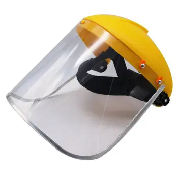 Skaidrus Visą Veidą Saugos Skydas, iš PVC Galvos montuojamas Akių Ekrano Skrybėlę, Akių Apsauga, Veido Kaukė Motociklo Veido Kaukė Įranga