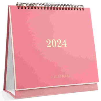 Stalinis Kalendorius Mėnesio Planuotojas Atostogų Priminimą Kalendoriuje Stalinis Kalendorius Sausio 2024-Birželio Iki 2025 M. (Rožinė)