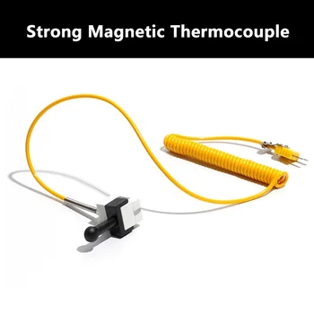 Stiprus Magnetinis Termopora, Aikštėje Magnetinių Guolių Temperatūros Zondas K tipo geltonos spalvos kištukas, dėl Magneto Magnetinio Priemonė
