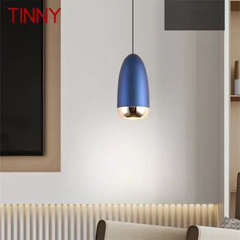 TINNY Šiuolaikinės Mėlyna Kabo LED Sieniniai šviestuvai Paprastumo Kūrybinis Dizainas Naktiniai Lubų Liustra Namų Miegamajame Baras