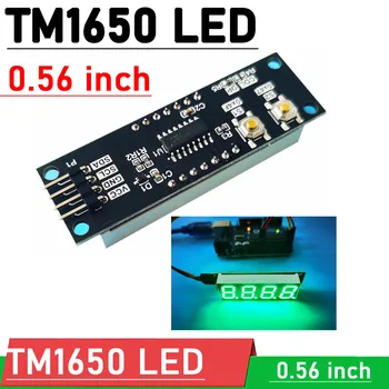TM1650 4 skaitmenų Skaitmeninis LED ekranas modulis skirti 0,56 colių su laiku 2 punkte klavišą Arduino