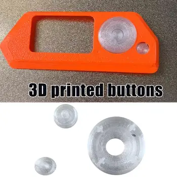 Tinka Flipper Nulio Butas Mygtukai Ir Skaidrią 3D Atspausdintas Mygtukai H4B8