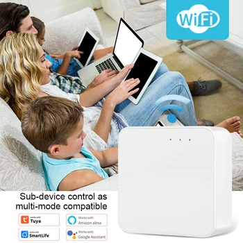 Tuya /WiFi/ Akių Multi-mode Smart Vartai Hub Smart Home Tiltas Smart Gyvenimo APP Alexa Asistentas