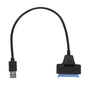 USB 3.0 2,5 colių SATA Kietojo Disko Adapteris Kabelio SDD SATA Į USB 3.0 Konverteris-Juoda