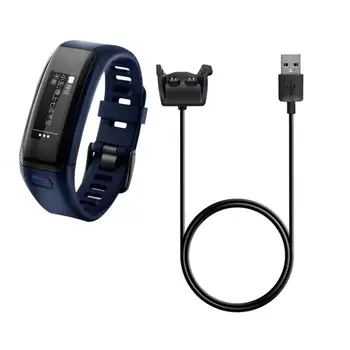 USB Greito Įkrovimo Kabelis Apyrankę Įkroviklis Dokas Bazės Garmin Vivosmart HR HR+ Požiūrį X40 Patvarus Smart Watch Priedai