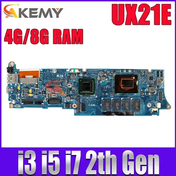 UX21E Mainboard I3 I5 I7 2 Gen CPU, 4GB RAM ASUS UX21 UX21E Nešiojamas Plokštė