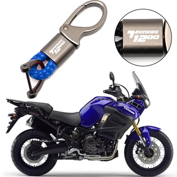 Už yamaha Super Tenere tenere1200 Tenere 1200 2014-2021 Priedai LOGOTIPĄ Motociklo Tinklelio Virvę paketų prižiūrėtojų raktinę Metalo Keychain