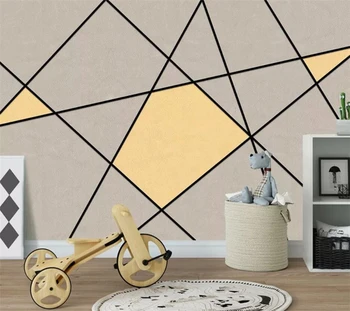 Užsakymą tapetai, 3d foto freskos Šiaurės geometrinis modelis stereo linija, TV foną, sienos dokumentų namų dekoro freskos papel de parede