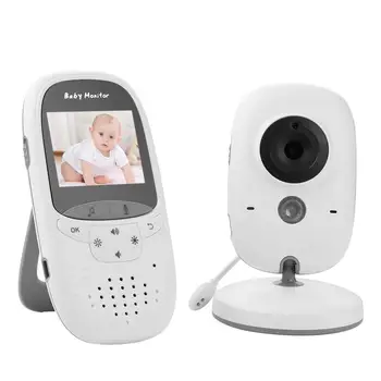 VB602 camara bebe stebėti portatil 2.0 colių TFT LCD kūdikių monitoriai ir SPINDULIŲ Naktinio Matymo Temperatūros Jutiklis Lopšines 2 Būdas Kalbėti VOX