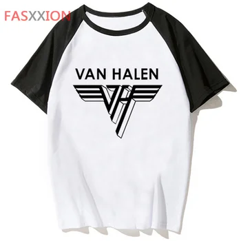 Van Halen viršuje vyrų juokinga marškinėlius vyrų streetwear anime drabužiai