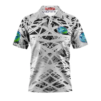 Vasaros Lauko Jūros Žvejybos Apranga Vyrams Mygtuką Polo Poliesteris Kvėpuojantis Vyrų Prarasti Sportas T-shirt 3D HD Atspausdintas T-shirt Viršūnės