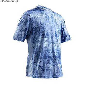 Vasaros Žvejybos Marškinėliai trumpomis Rankovėmis UV Apsauga Marškinėliai Camisa De Pesca UPF 50 Žygiai Megztiniai Quick Dry Žvejybos Viršūnės