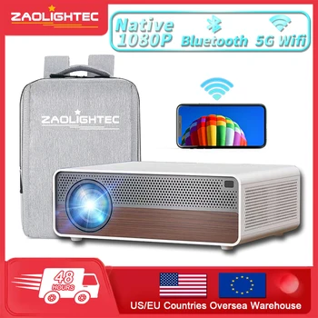 ZAOLIGHTEC A40 Portable WIFI Projektorius 7500 Liumenų LED Namų Kino Smart Paramos 4K HD Movie Projektorius LED Bluetooth Projektorius