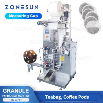ZONESUN Automatinė arbatžolių maišelis Pripildymo ir Sandarinimo Mašinos Granulių Milteliai, Arbata Lapai Kavos Pupelių Pakuotės Gamybos Linijos ZS-GPT1