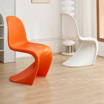 Šiaurės Moderni Valgomojo Kėdė Plastikinių Kėdžių Atlošas Makiažas Stalas Kėdė, Dizaino Kavos Parduotuvė Atsipalaiduoti Muebles De La Salė Baldai