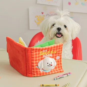 Šuo Interaktyvūs Žaislai Paslėptas Maisto Cypimo Knygas, Žaislus Šuo Pet Nosies Kvapas Mokymo Uostyti Trinkelėmis Įdaryti Žaislas Šėrimo Knyga