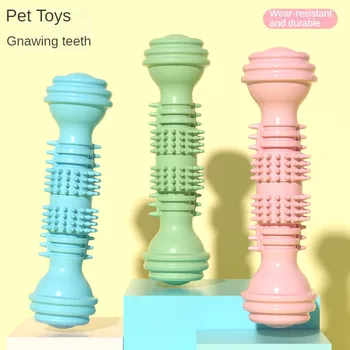 Šuo Molinis Stick TPR Silikono Naminių Reikmenys Valyti Dantis, Šunų Reikmenys Bite Atsparus Imituojamas Interaktyvios Mokymo Žaislai