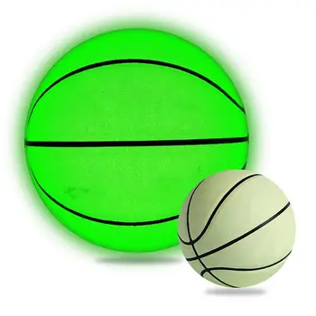 Šviesą Atspindinti Krepšinio Dydis 7 Naktį Žaidimas Krepšinio PU Oda Krepšinio Mokymo Gimtadienio Dovanos, Žaislai įsižiebti