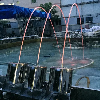 šokinėja purkštukai, vandens fontanas laminarinio jet fontanas