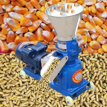Ūkių, naudoti buitinių mažas rankinis pelletized naminių gyvulių pašarų granulių mašina malūnas naminių gyvulių granulator