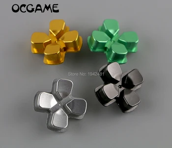 OCGAME 5vnt/daug įvairių spalvų metalo mygtuką valdiklis mygtukai ir PS4 Belaidžio ryšio Valdiklis, remontas, dalys(8 spalvos)